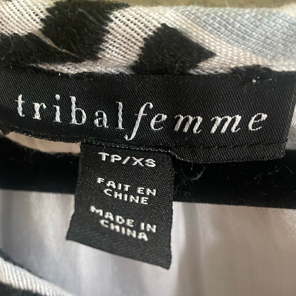 Tribal Femme Bohemian Resort Dress Cotton Blend Women’s  Size XS Pockets Beach - Picture 6 of 8